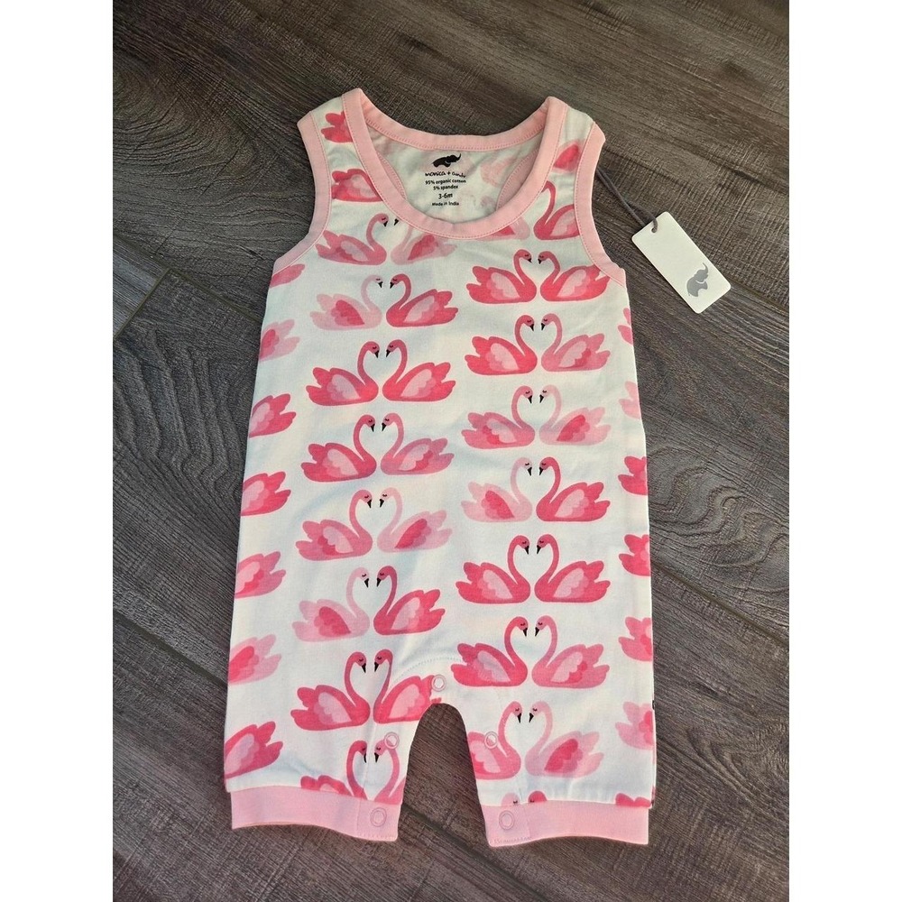 Monica and‎ andy baby girl romper 3-6 mos